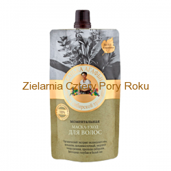 Maska do włosów momentalna blask i elastyczność Babcia Agafia 100ml